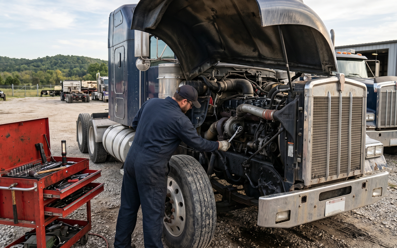 Mobile diesel truck repair in Springfield, Missouri