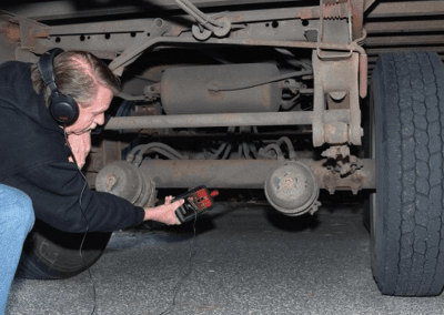 this image shows commercial truck suspension repair in Springfield, MO